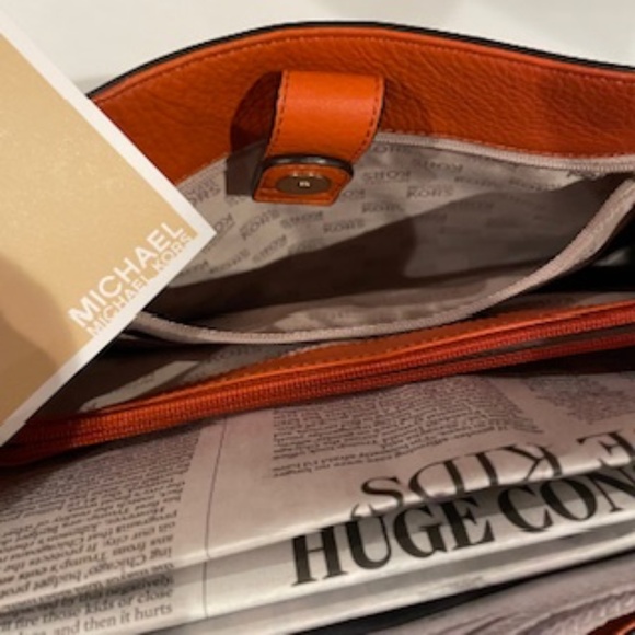 Michael Kors Hamilton Large Leather Satchel - RARE FIND - Picture 7 of 11